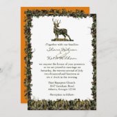 Hunting Camouflage bruiloft-uitnodiging Kaart (Voorkant / Achterkant)