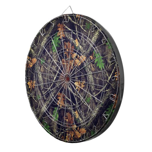Hunting Camouflage Pattern Dartbord (Voorkant Rechts)