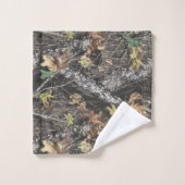 Hunting Camouflage Personalized Bad Handdoek (Wasdoekje)
