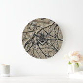 Hunting Camouflage Square Compass 2 Grote Klok (Huis)