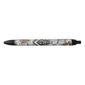 Hunting Camouflage Square Compass 3 Zwarte Inkt Pen (Voorkant)