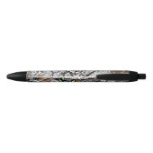Hunting Camouflage Square Compass 3 Zwarte Inkt Pen (Achterkant)