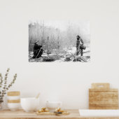 Hunting Camp Winter 1887-88 — South Dakota Poster (Keuken)