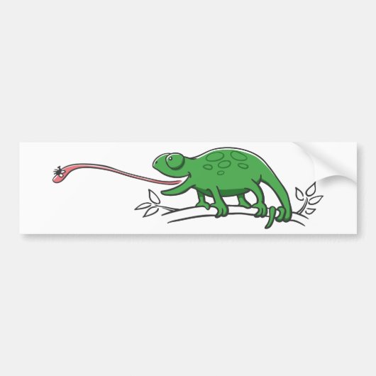 Hunting Chameleon Bumpersticker (Voorkant)