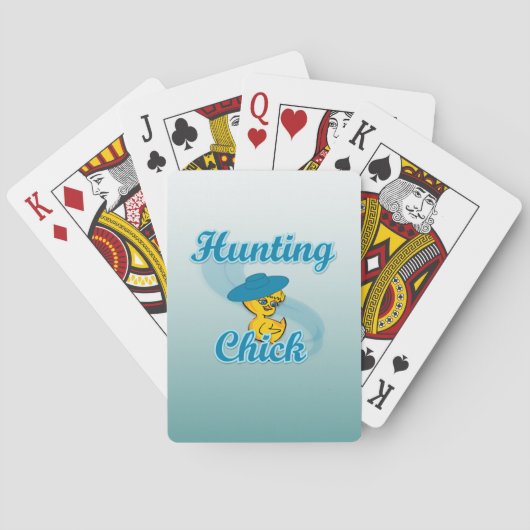Hunting Chick #3 Pokerkaarten (Achterkant)