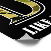 Hunting Dad Funny Poster blk (Hoek)