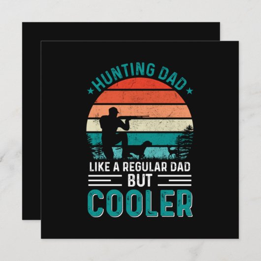 Hunting Dad Kaart (Voorkant / Achterkant)