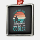 Hunting Dad Metalen Ornament (Links)