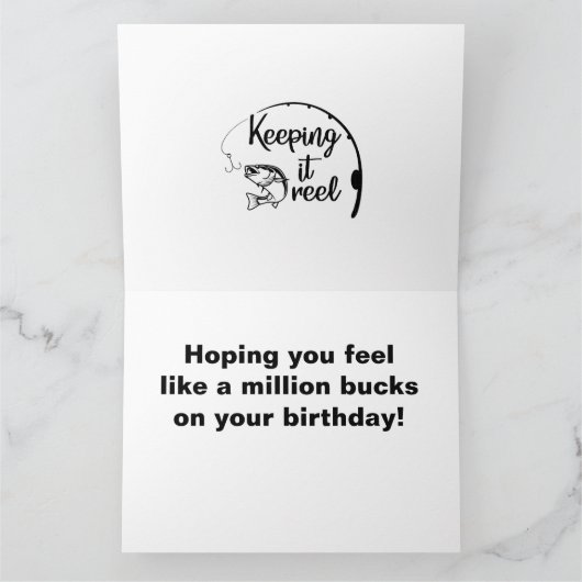 Hunting Deer Birthday Kaart (Binnen)