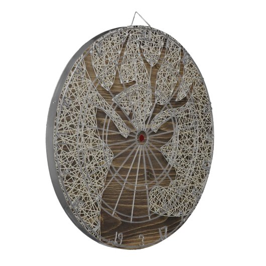 Hunting Deer Dart Board Dartbord (Voorkant Links)