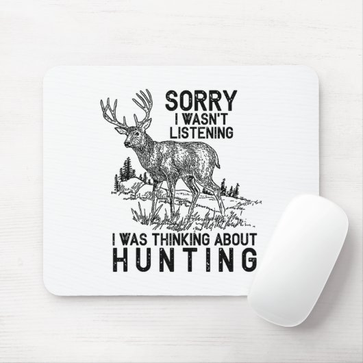 Hunting - Deer Funny Quote Hunter Gift Tank Top  Muismat (Met muis)