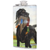 Hunting Dog Flask Heupfles (Links)