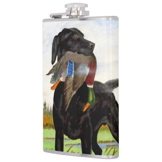 Hunting Dog Flask Heupfles (Links)
