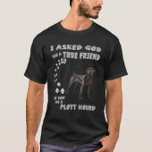 Hunting Dog mama, Plotthund Dad Costume, Cute Plot T-shirt (Voorkant)