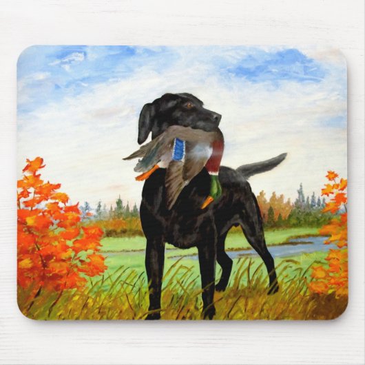 Hunting Dog Mousepad Muismat (Voorkant)