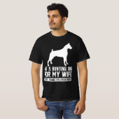 Hunting dog owner gift t-shirt (Voorkant volledig)