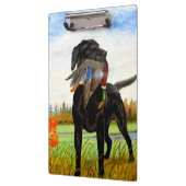 Hunting Dog Painting Klembord (Links)