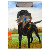 Hunting Dog Painting Klembord (Voorkant)