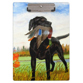 Hunting Dog Painting Klembord