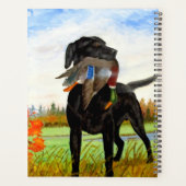 Hunting Dog Painting Planner (Achterkant)