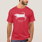 Hunting Dog Petroglyph T-shirt (Voorkant)