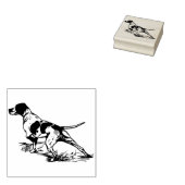 Hunting dog rubberstempel (Gestempeld)