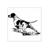 Hunting dog rubberstempel (Afrduk)