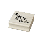Hunting dog rubberstempel (Stempel)