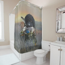 Hunting dog Shower Curtain