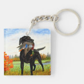 Hunting Dog Sleutelhanger (Achterkant)
