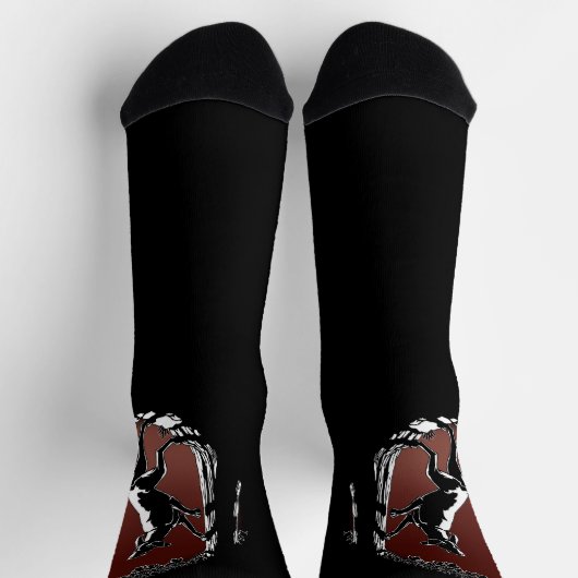 Hunting Dog Socks Hound Dog Socks Customize Sokken (Top)