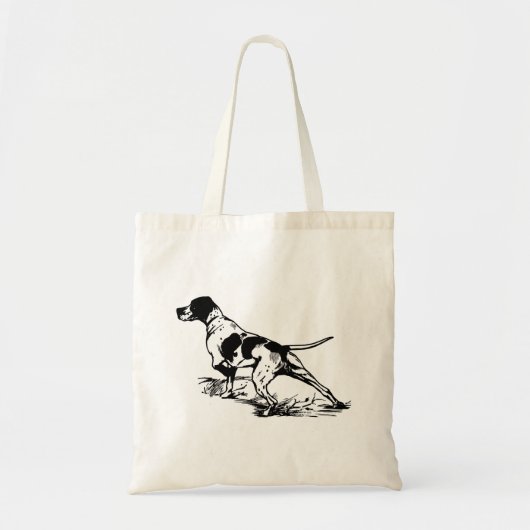 Hunting Dog Tote Bag (Voorkant)