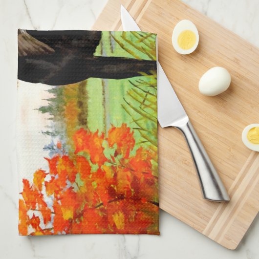 Hunting Dog Towel Theedoek (Quarter Fold)