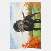 Hunting Dog Towel Theedoek (Verticaal)