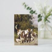 Hunting Dogs - Hondenkunst van Charles de Penne Briefkaart (Staand voorkant)