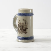 Hunting dogs, Pistolen honden, jachtseizoen Bierpul (Voorkant links)