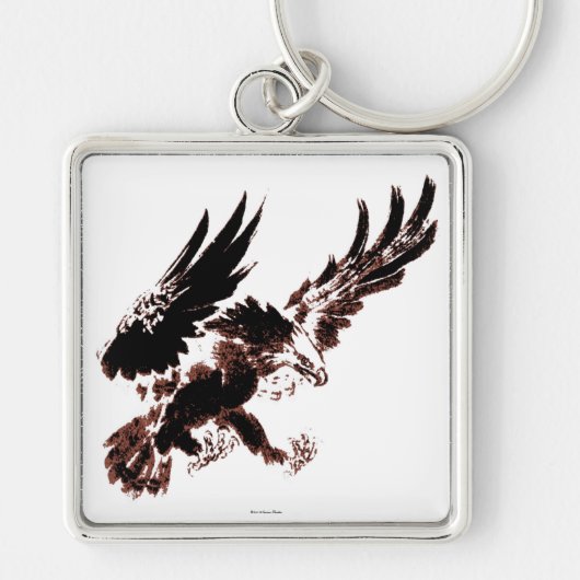 Hunting Eagle Sleutelhanger (Voorkant)