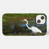Hunting Egret iPhone Hoesje (Achterkant horizontaal)