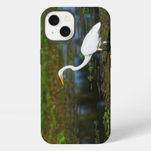 Hunting Egret iPhone Hoesje (Achterkant)