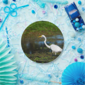 Hunting Egret Papieren Bordje (Feest)