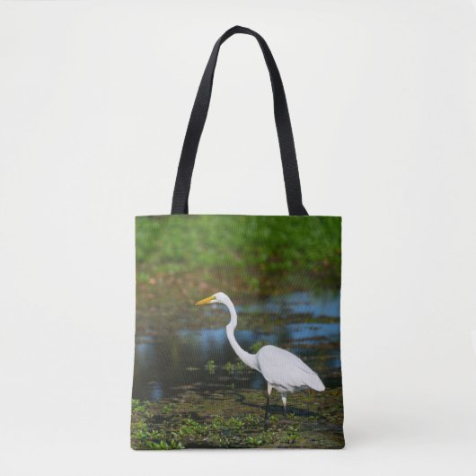 Hunting Egret Tote Bag (Voorkant)