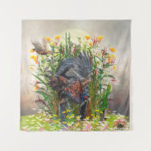 Hunting-fazant Wandkleed (Voorkant)