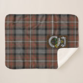 Hunting Ferguson Tartan Sherpa Blanket Throw (Voorkant (horizontaal))