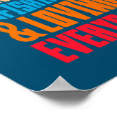 Hunting Fishing And Loving Everyday Love Fishing Poster (Hoek)