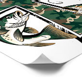 Hunting Fishing Faith - Christian Hunter Fisherman Poster (Hoek)