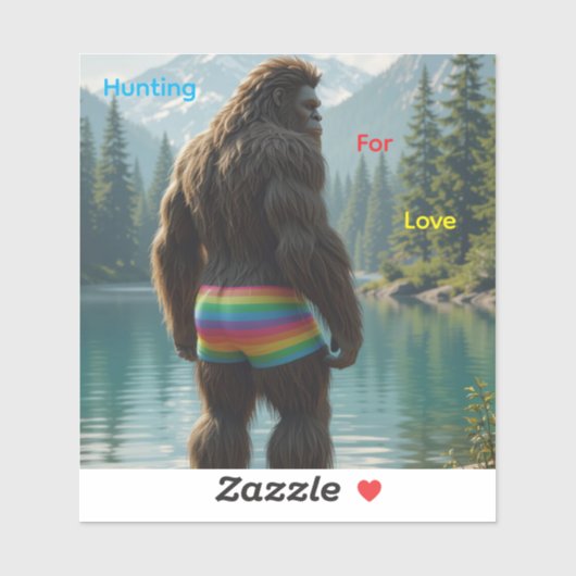 Hunting for love sticker (Vel)