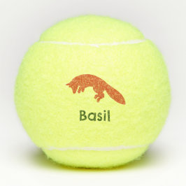 Hunting fox tennis ball tennisballen