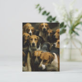 Hunting foxhounds, Galway Blazers, Ierland Briefkaart (Staand voorkant)