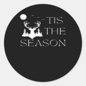 Hunting Fun Hunting Archery For Bowhunters Outdoor Ronde Sticker (Voorkant)