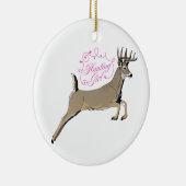 Hunting Girl Keramisch Ornament (Rechts)